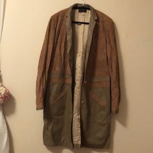 Italian leather coat